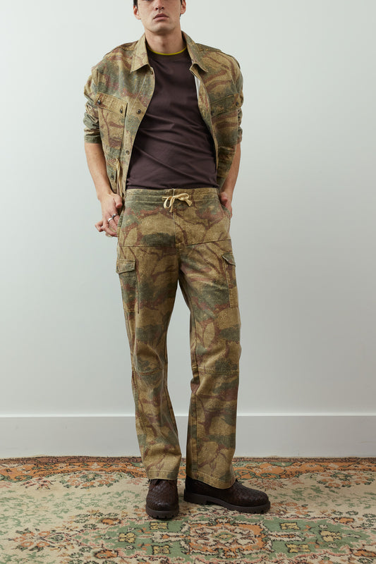 Niha Camouflage-Print Cargo Pants