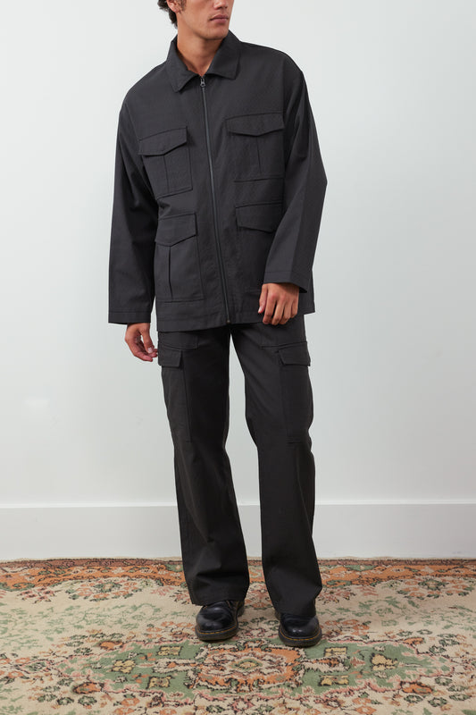 Raranga Cotton-Twill Jacket