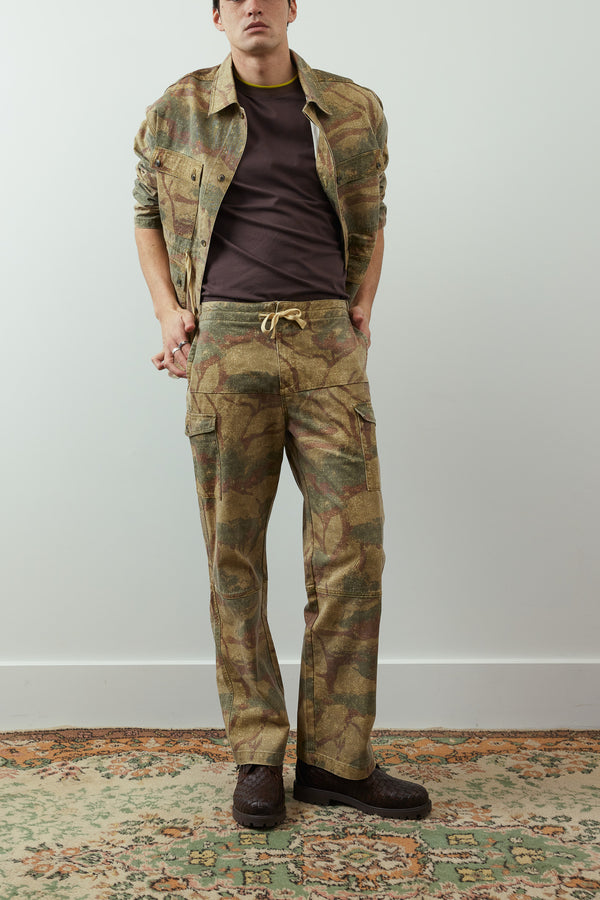 Niha Camouflage-Print Cargo Pants