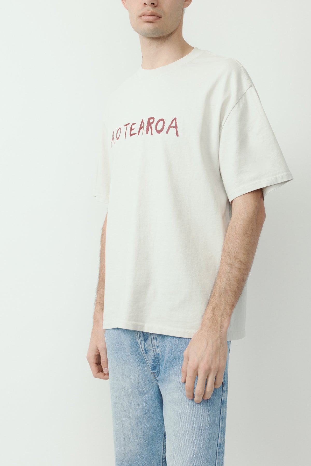 Aotearoa Print Cotton-Jersey T-Shirt