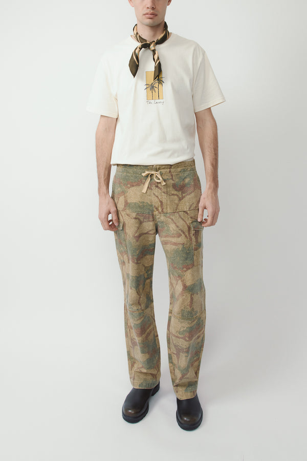 Niha Camouflage-Print Cargo Pants