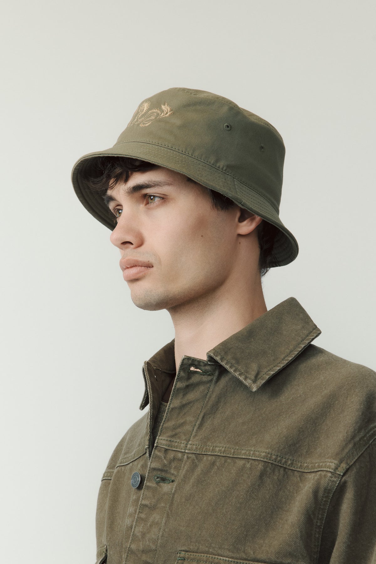 Taniwha Embroidered Bucket Hat