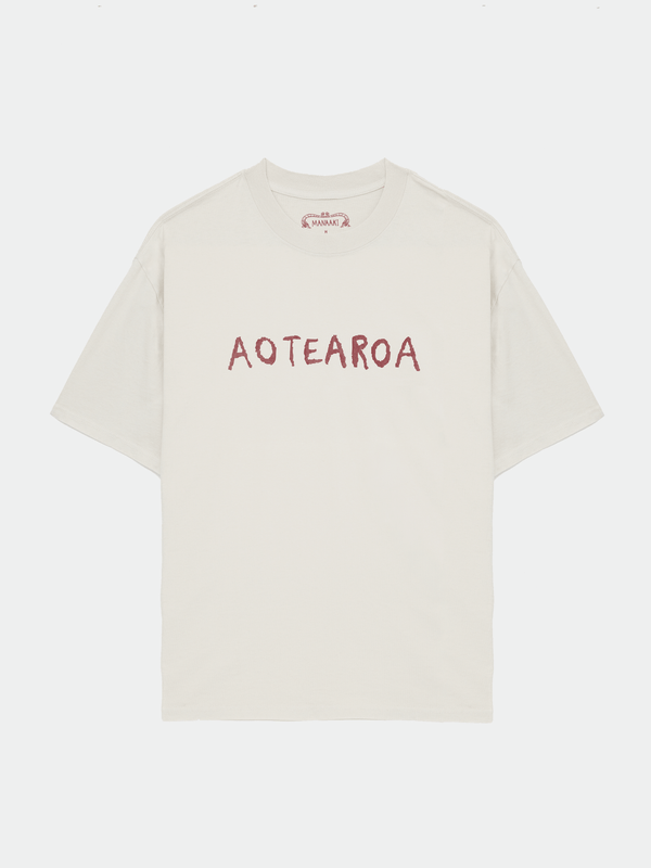 Aotearoa Print Cotton-Jersey T-Shirt