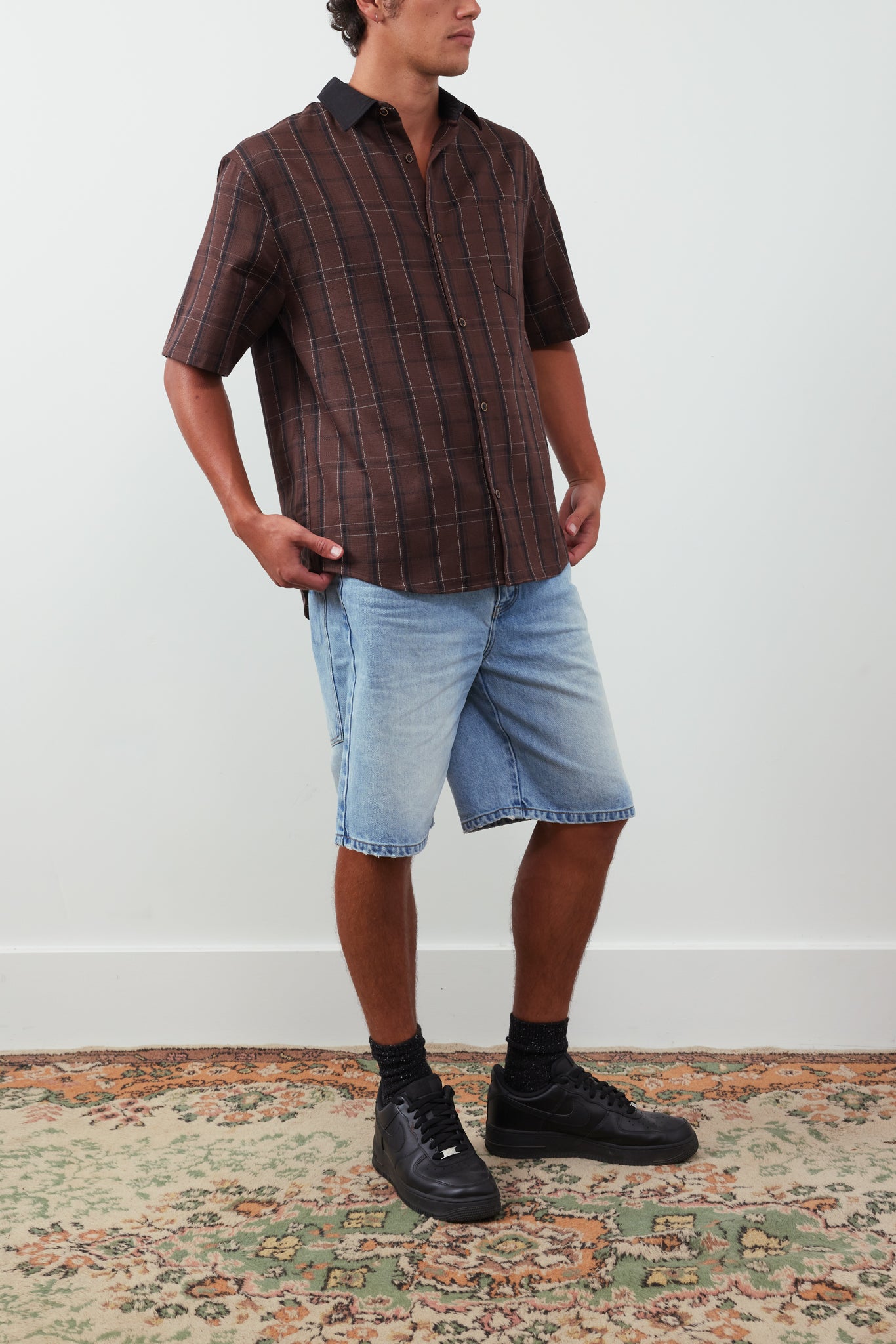 Ariki Check Cotton and Lyocell-Twill Shirt