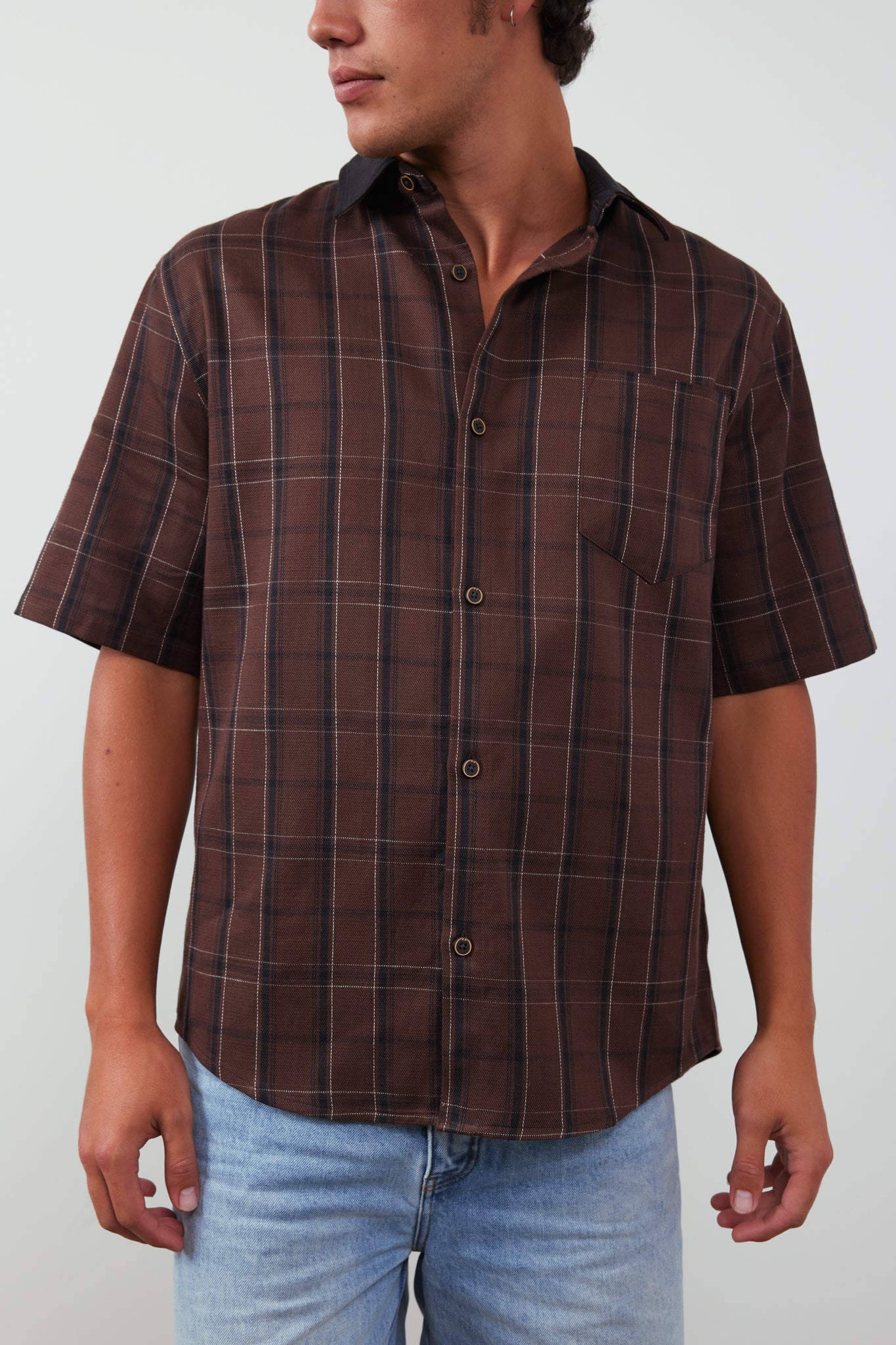 Ariki Check Cotton and Lyocell-Twill Shirt