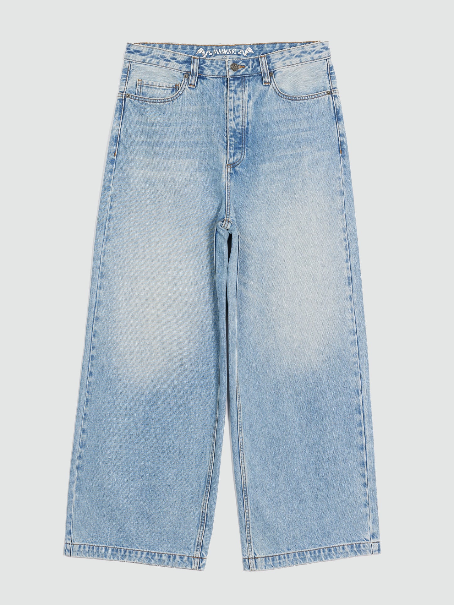 Nui Wide-Leg Relaxed-Fit Jeans