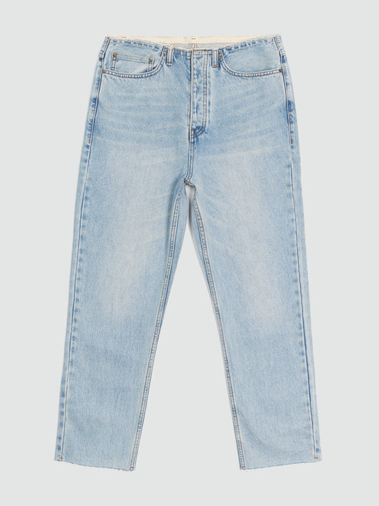 Tapahi Cropped Slim-Fit Straight-Leg Jeans