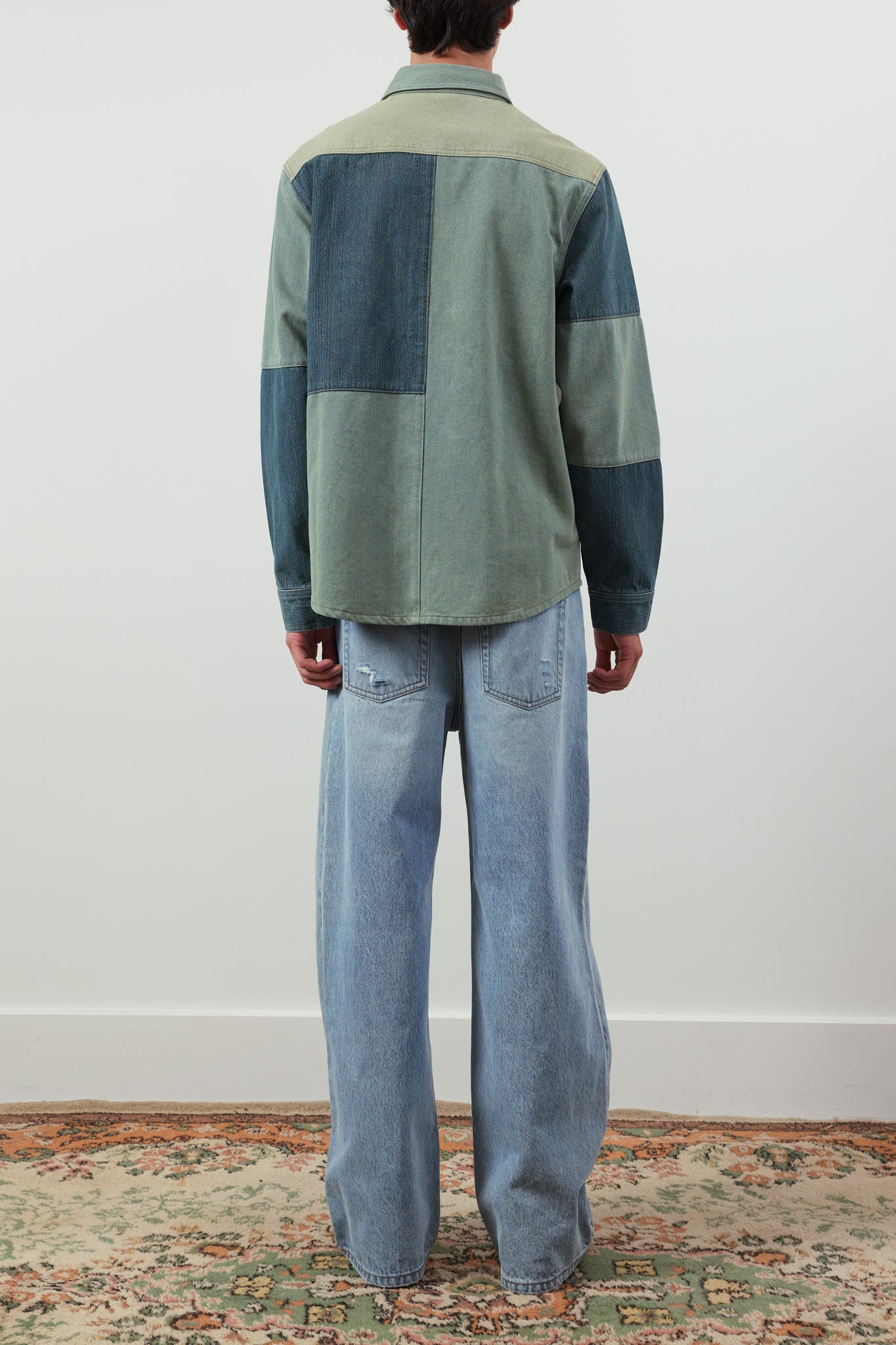 Patchwork Denim Shirt