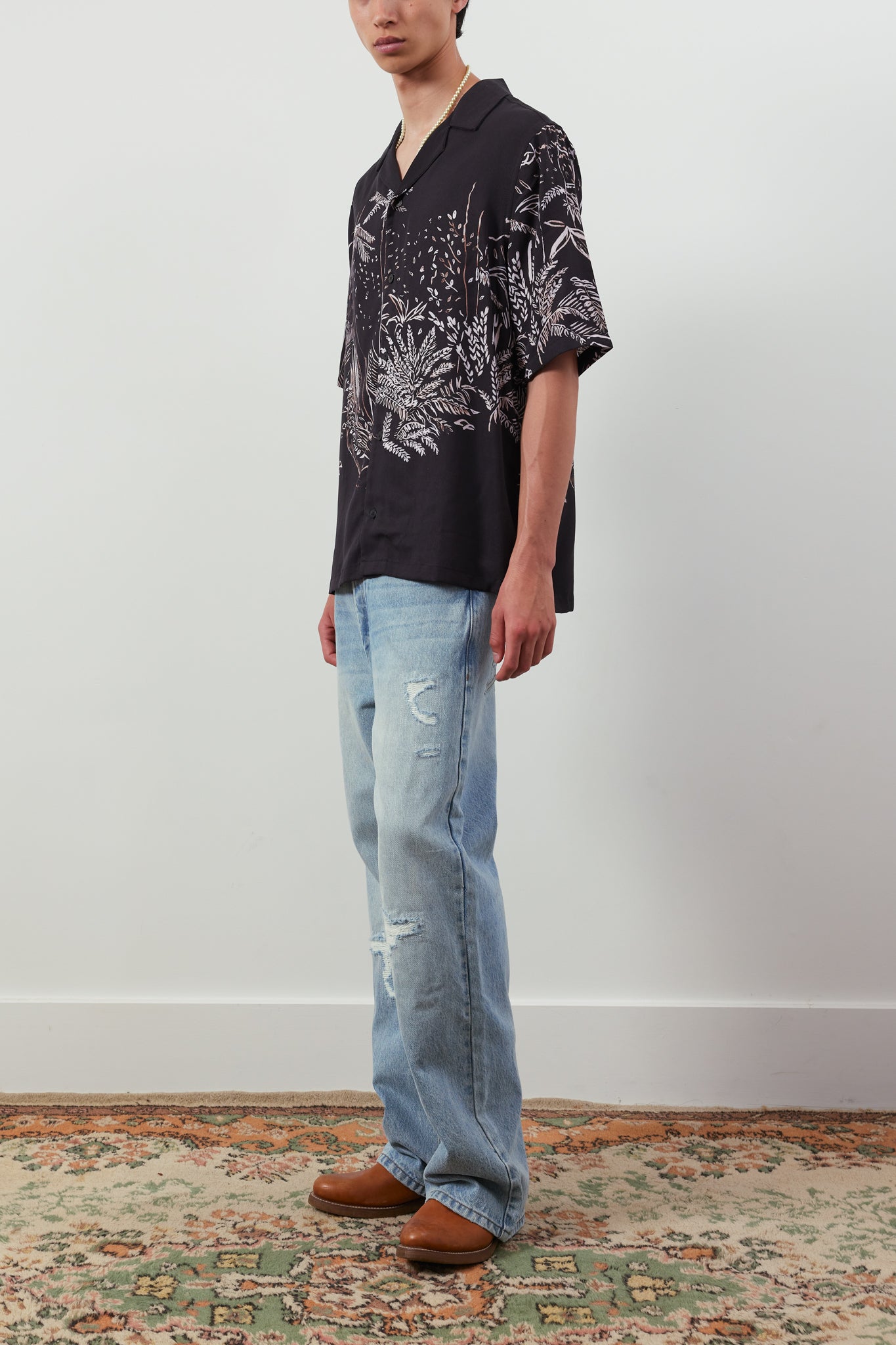 Waihi Tapu Printed Lyocell Shirt