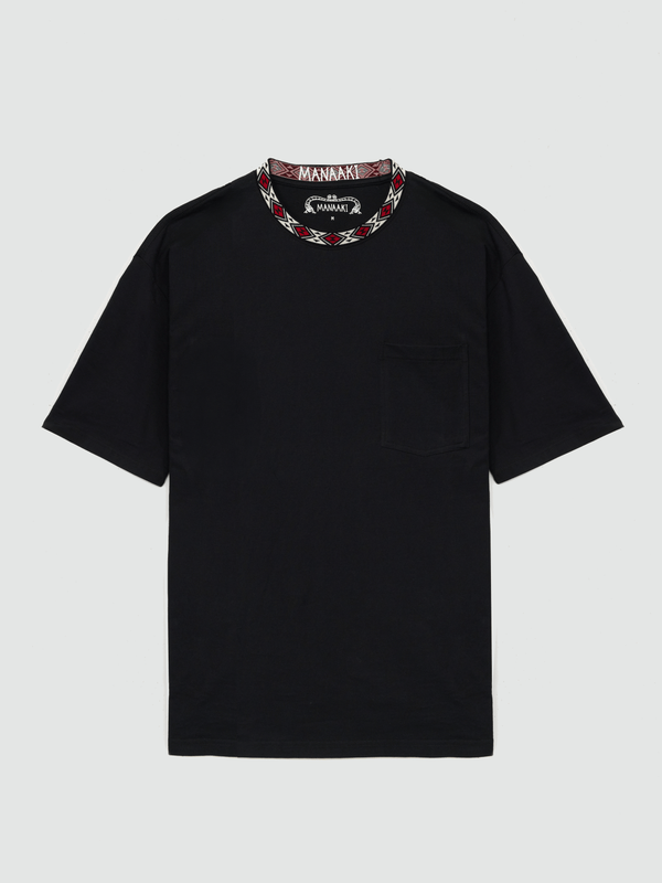 Tu Meke Oversized Neck Band Cotton-Jersey T-Shirt