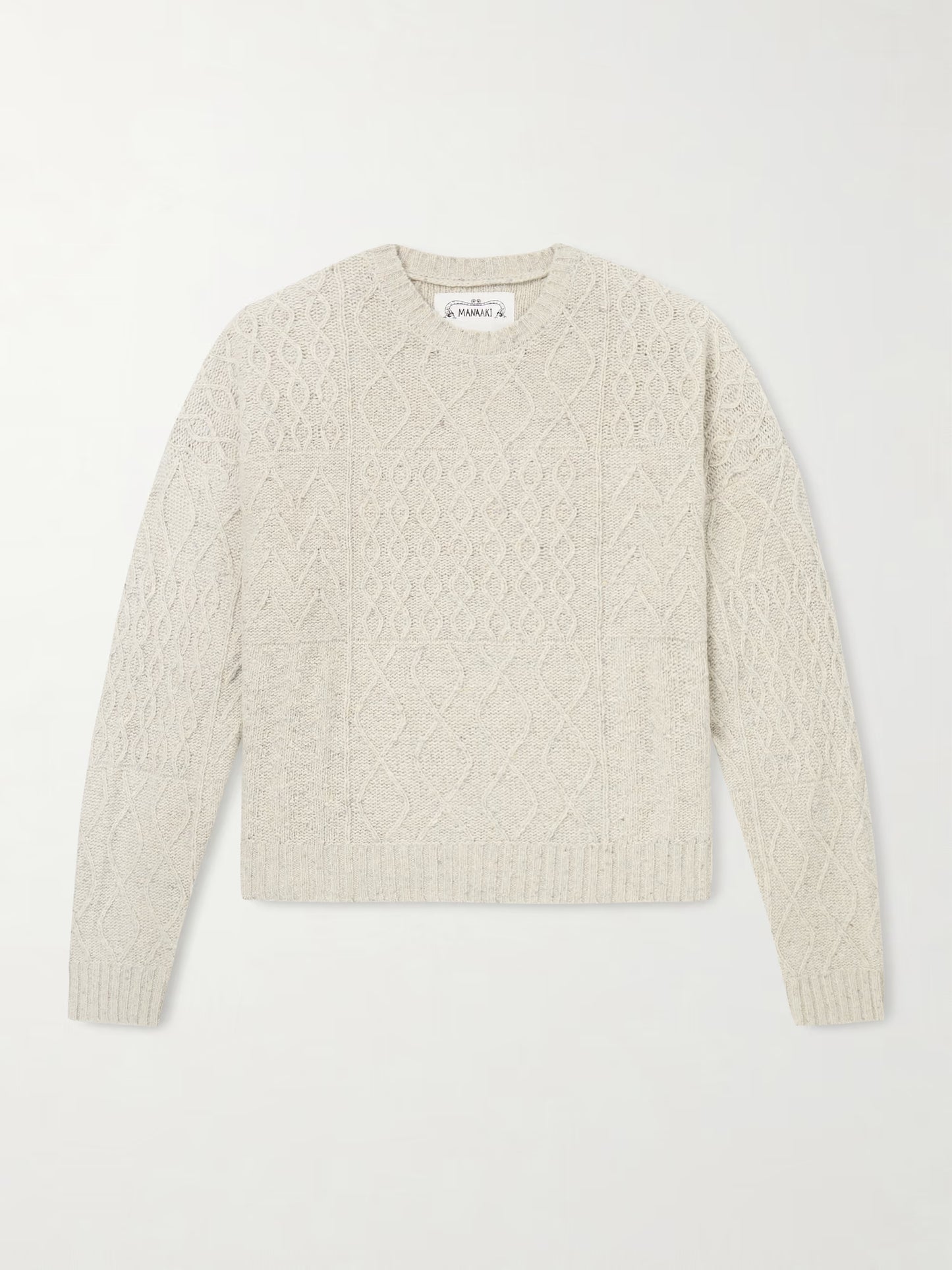 Keanu Cable-Knit Merino Wool-Blend Sweater