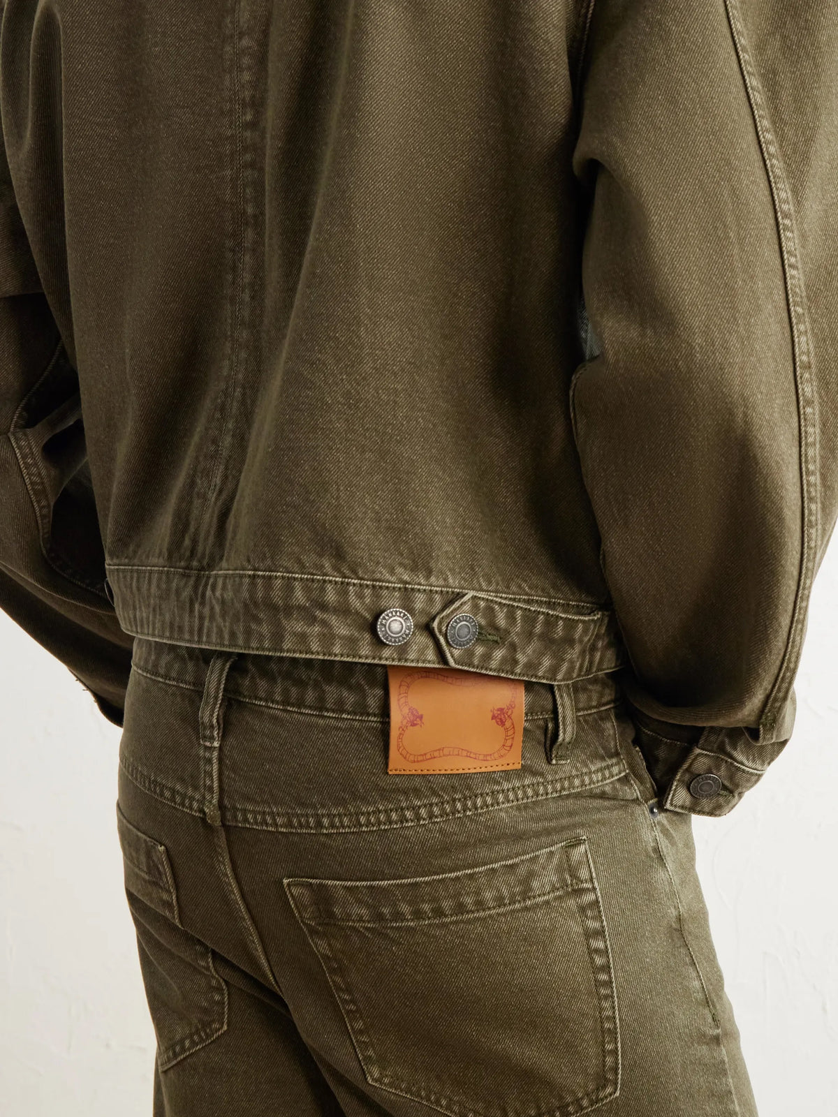 Pita Straight-Leg Garment-Dyed Jeans