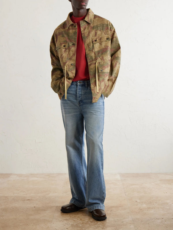 Niha Camouflage-Print Cotton Jacket