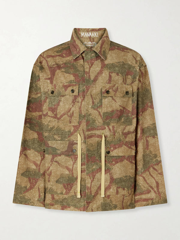 Niha Camouflage-Print Cotton Jacket