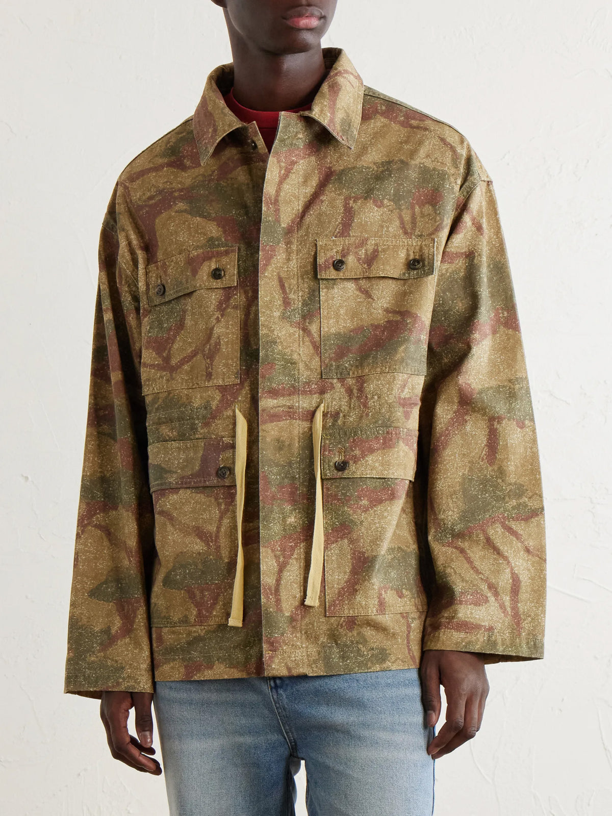 Niha Camouflage-Print Cotton Jacket