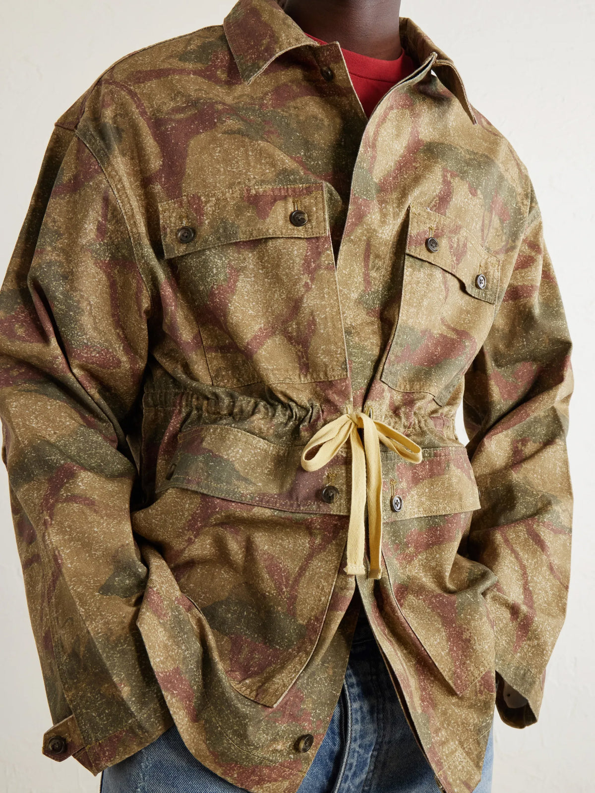 Niha Camouflage-Print Cotton Jacket