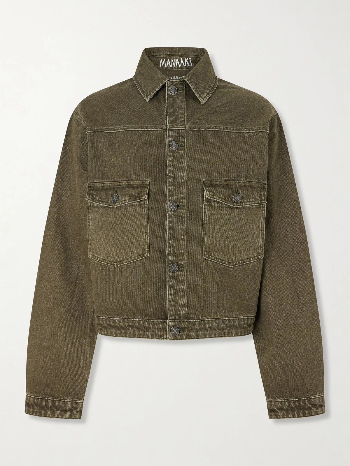 Pita Garment-Dyed Organic Denim Jacket