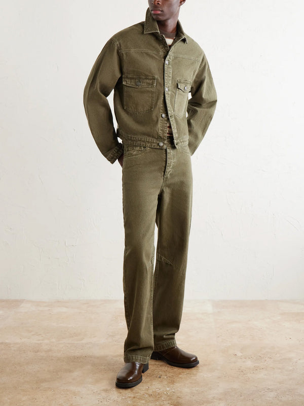 Pita Garment-Dyed Organic Denim Jacket