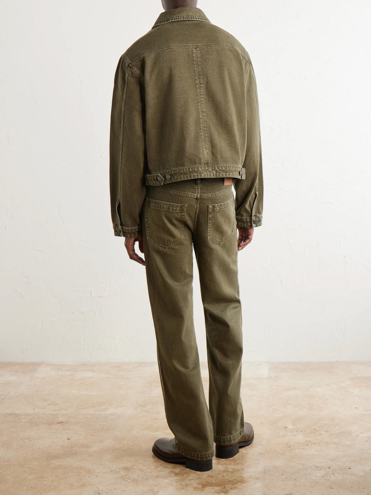 Pita Straight-Leg Garment-Dyed Jeans