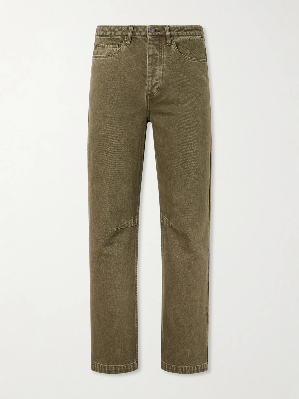 Pita Straight-Leg Garment-Dyed Jeans