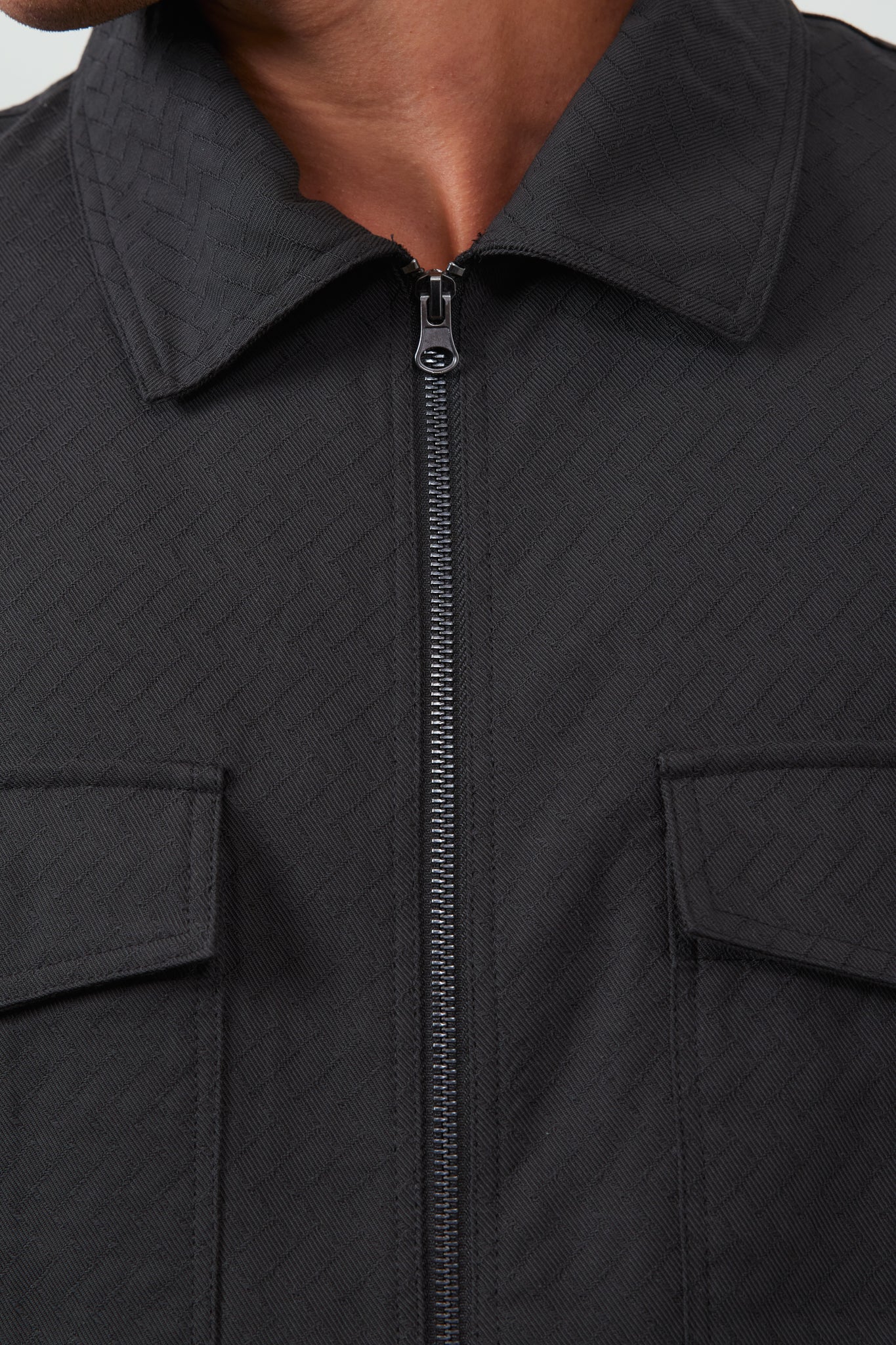 Raranga Cotton-Twill Jacket