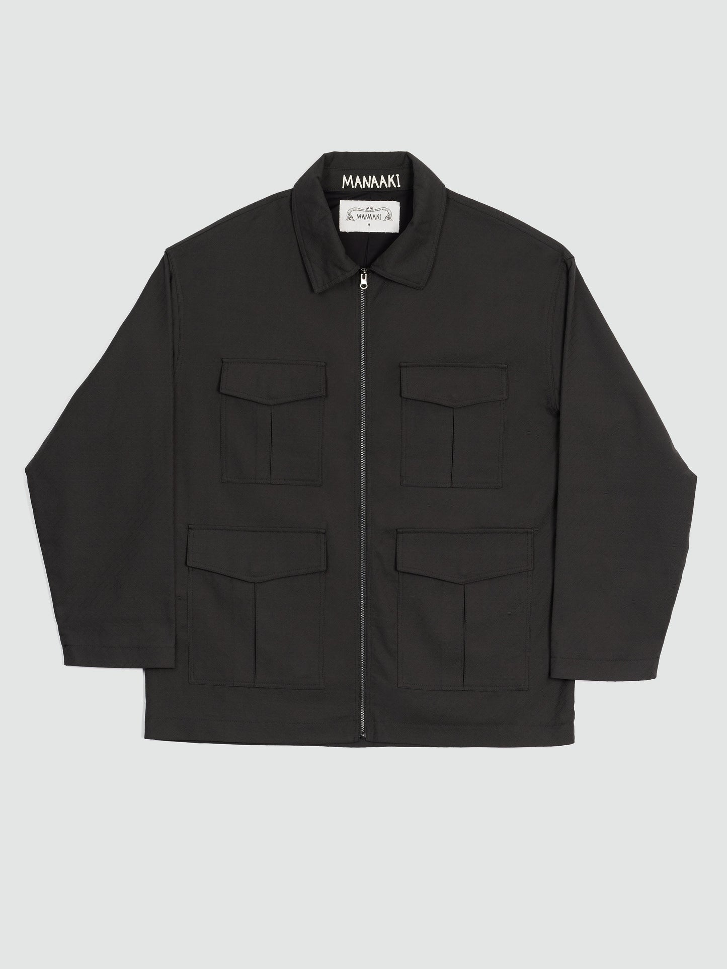 Raranga Cotton-Twill Jacket