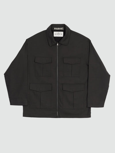 Raranga Cotton-Twill Jacket