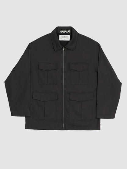 Raranga Cotton-Twill Jacket