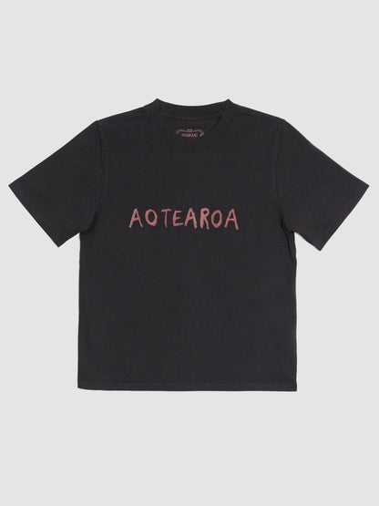 Aotearoa Print Cotton-Jersey T-Shirt